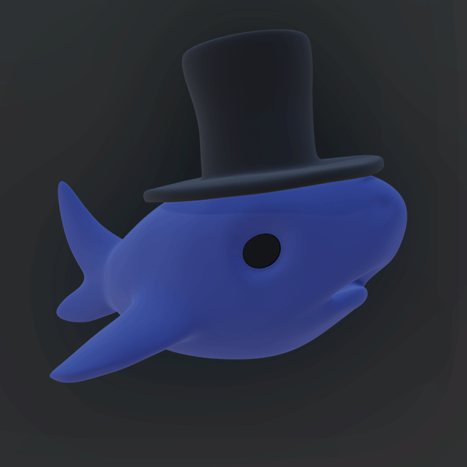 Lil' Shark with a Top Hat